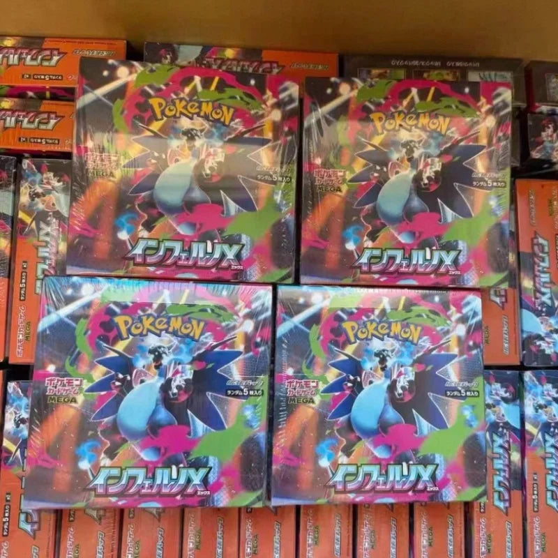In Stock Original PKM PTCG Mega MEGA Dream ex Phantasmal Flames Mega Lucario Booster Japanese version Collection Surprise Cards