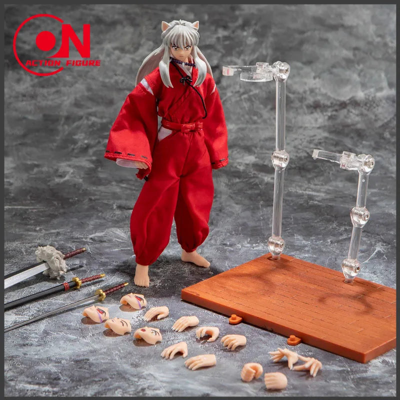 In Stock Anime-land Dasin/Great Toys/GT Inuyasha 1/12 Scale 16cm/6 Inch SHF/S.H.F PVC Action Figure Model