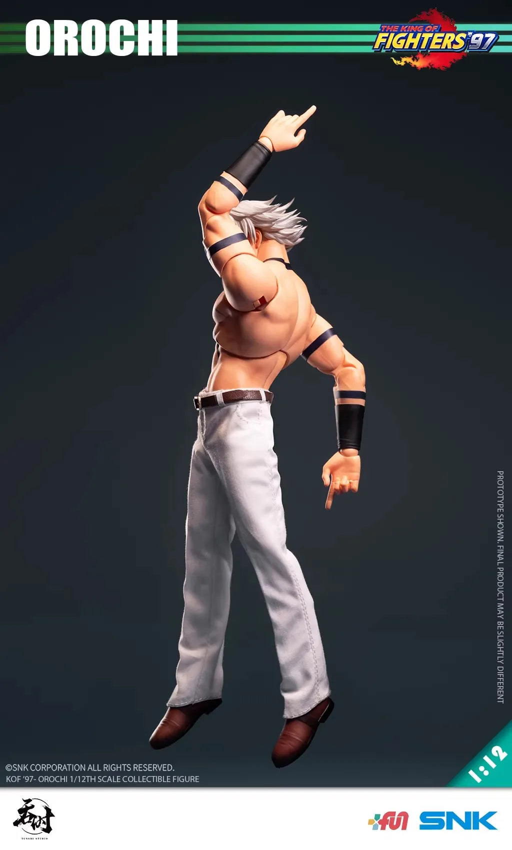 In Stock Original Tunshi Studio TS-015 KOF '97 Orochi Sun God SNK Genuine Authorized 1/12 Action Figure Toys