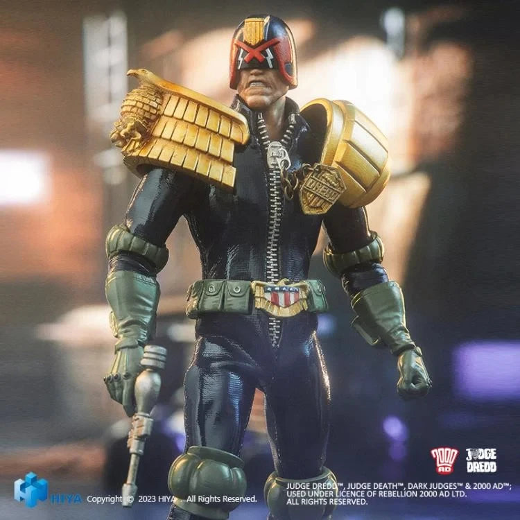 1/12 6 Inch Action Figure Exquisite Super Series Judge Dredd Figure Model Collection Toy Gift