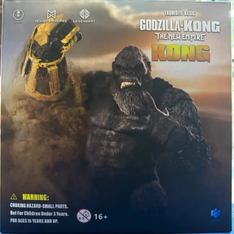 HIYA Original In Stock Gesila vs. Kong Rise of the Empire Kong Mechanical Gloves Version Action Figure Model Display Toys Gifts