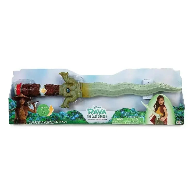 Neuer heißer Disney-Anime-Film „Raya und der letzte Drache“, Raya, leuchtendes Drachenschwert, Figurensammlung, Modell, Kinderspielzeug, Weihnachtsgeschenke