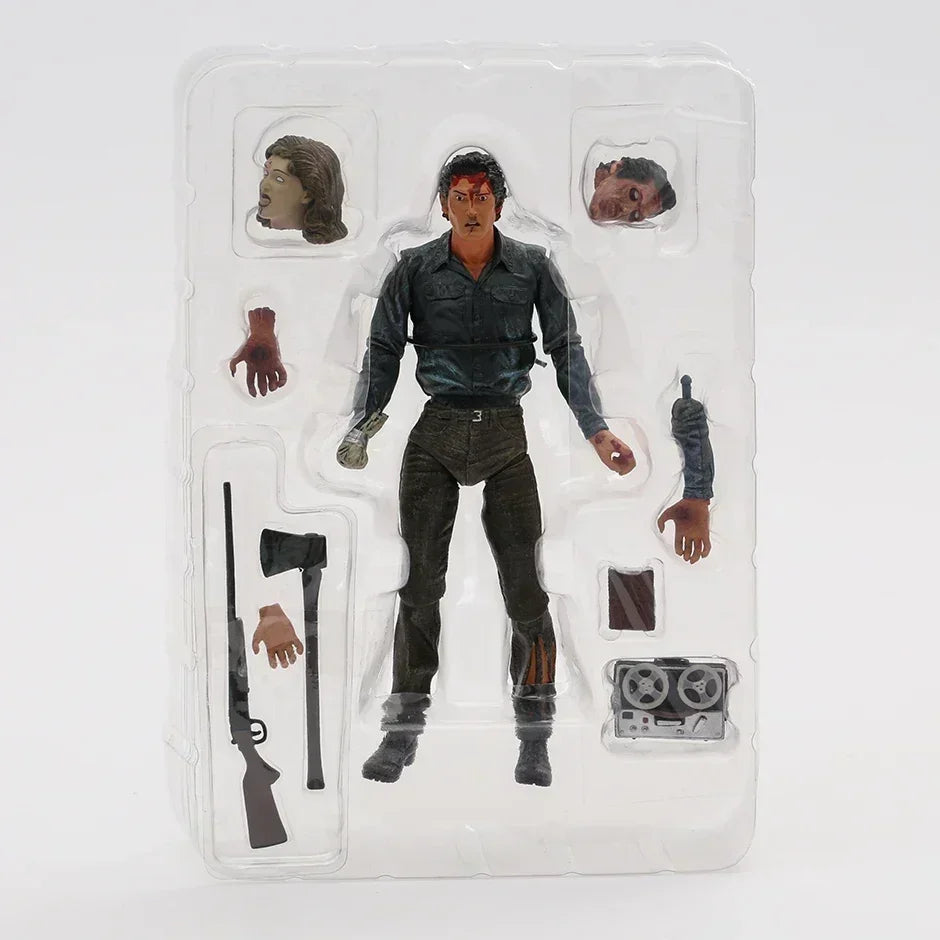 NECA Evil Dead 2 Ultimate Hero Ash Action Figurine Collectible Model Toy Halloween Horror Movie Figure