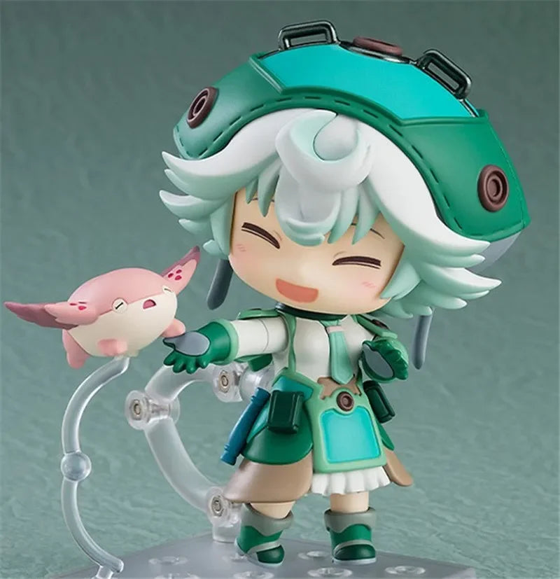 10cm Nendoroid Made In Abyss Comic Nanachi Reg Anime Figure Q Version Automotive Model Toys Room Ornament Birthday Gift