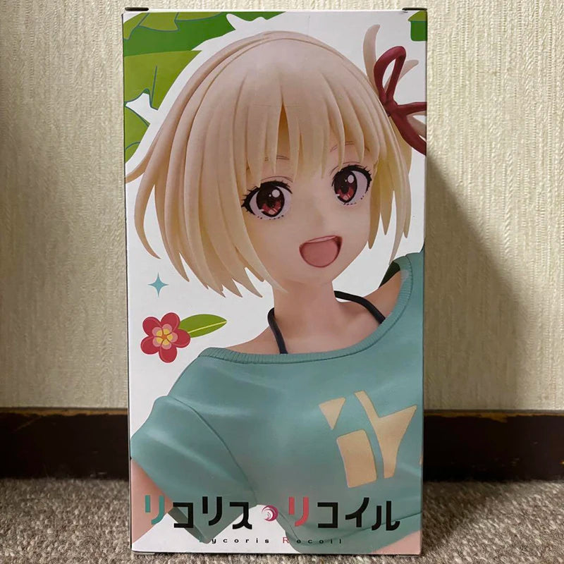 TAiTO Coreful Lycoris Recoil Nishikigi Chisato Inoue Takin Hawaii State Ver. PVC 18CM Anime Action Figures Model Collection Toy