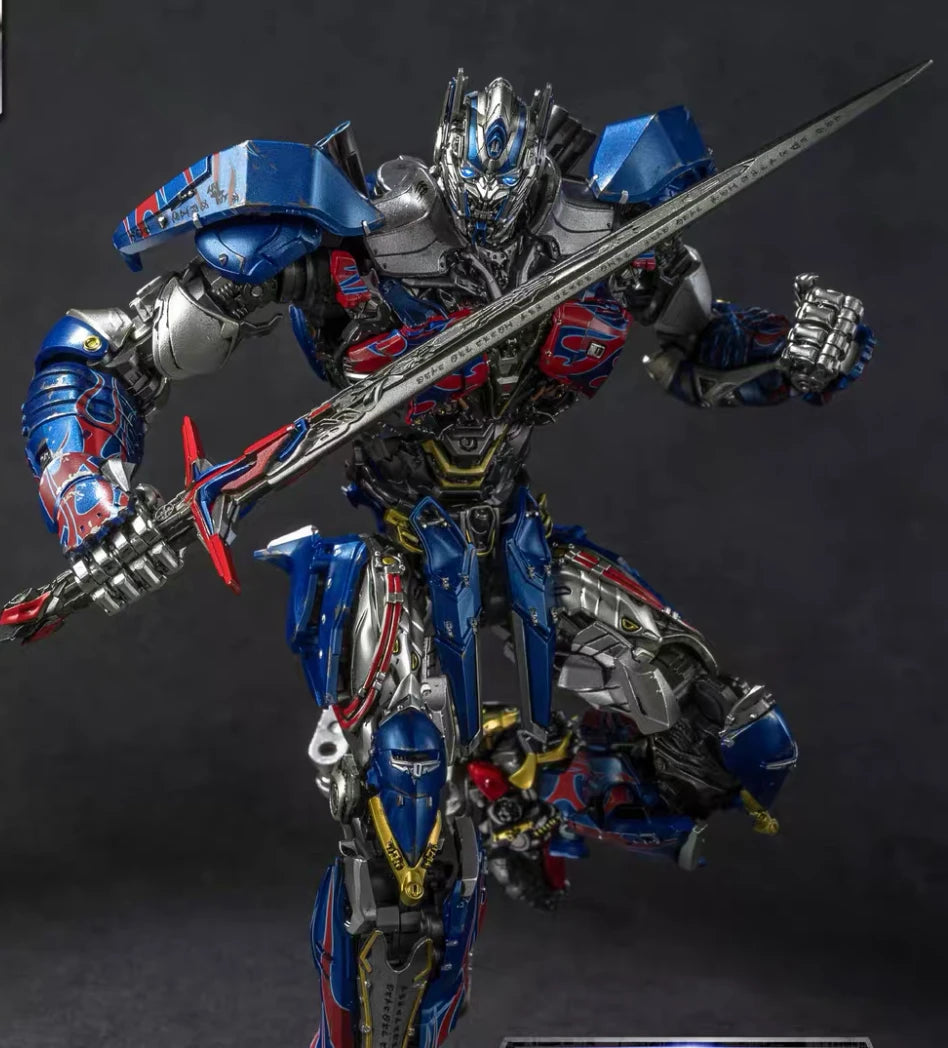YOLOPARK Transformation: The Last Knight AMK PRO Series 20cm Optimus Prime Metal Model Kit Action Figure Collectible Toy Gift
