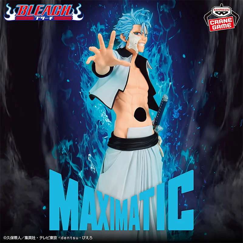 Genuine Bandai BLEACH MAXIMATIC GRIMMJOW JAEGERJAQUES Anime Action Figures Model Figure Toys Gift for Toys Hobbies Children