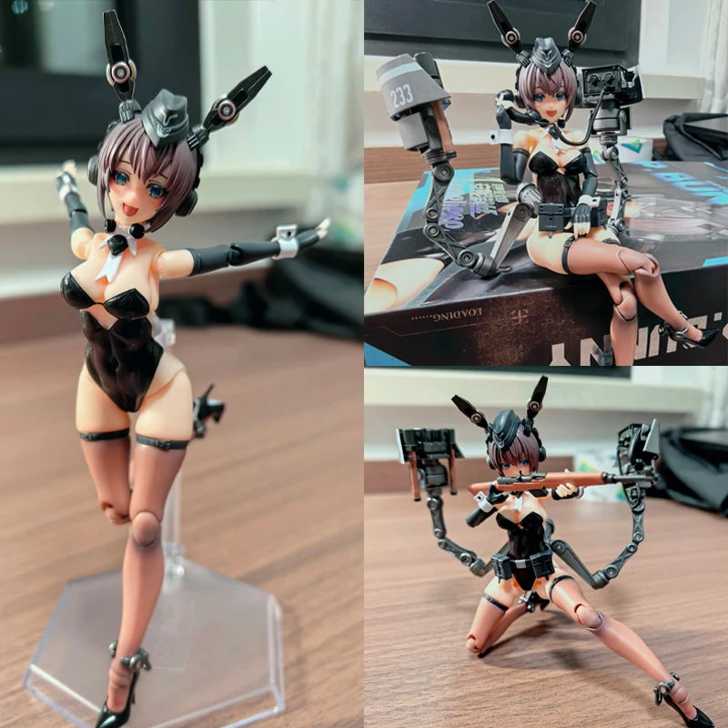 In Stock Genuine Samaru Snail Shell Series 1/12 Ra-03 Armored Bunny Girl Anneliese Model Pvc Action Figure Toy Collectibles Gift