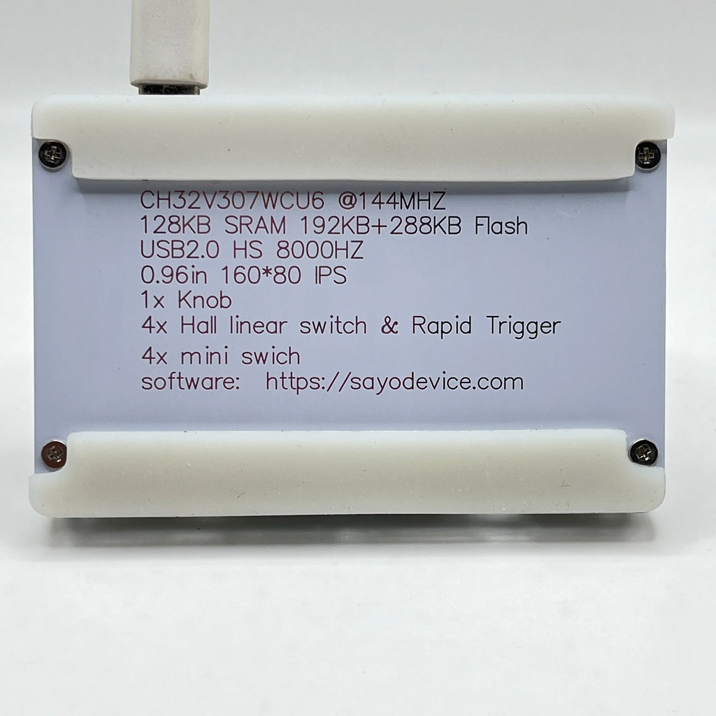 4+4 Tasten SayoDevice O3C++ OSU Rapid Trigger Magnetic Linear OUTEMU Magnetic Pink Switches Tastaturknopf Bildschirmkopie Shotcut