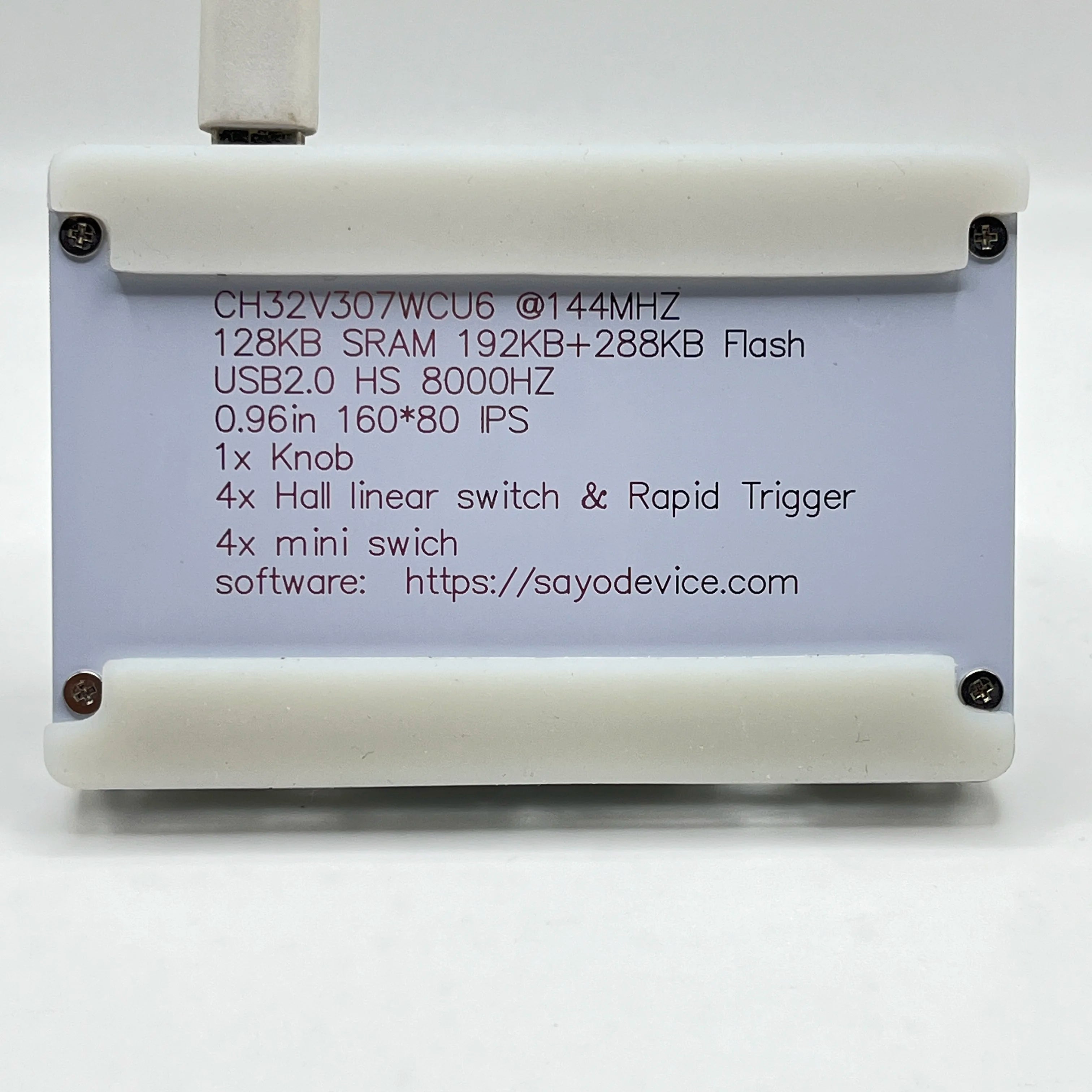 4+4 Tasten SayoDevice O3C++ OSU Rapid Trigger Magnetic Linear OUTEMU Magnetic Pink Switches Tastaturknopf Bildschirmkopie Shotcut