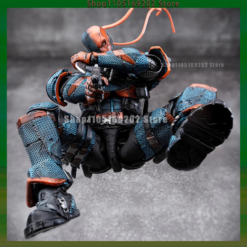 Pre-sale LPZZ 1/12 ROUNO CUEURE DC002 Deathstroke Arkham Knight Action Figure Model Movable Collectible Model Anime Figure Toys