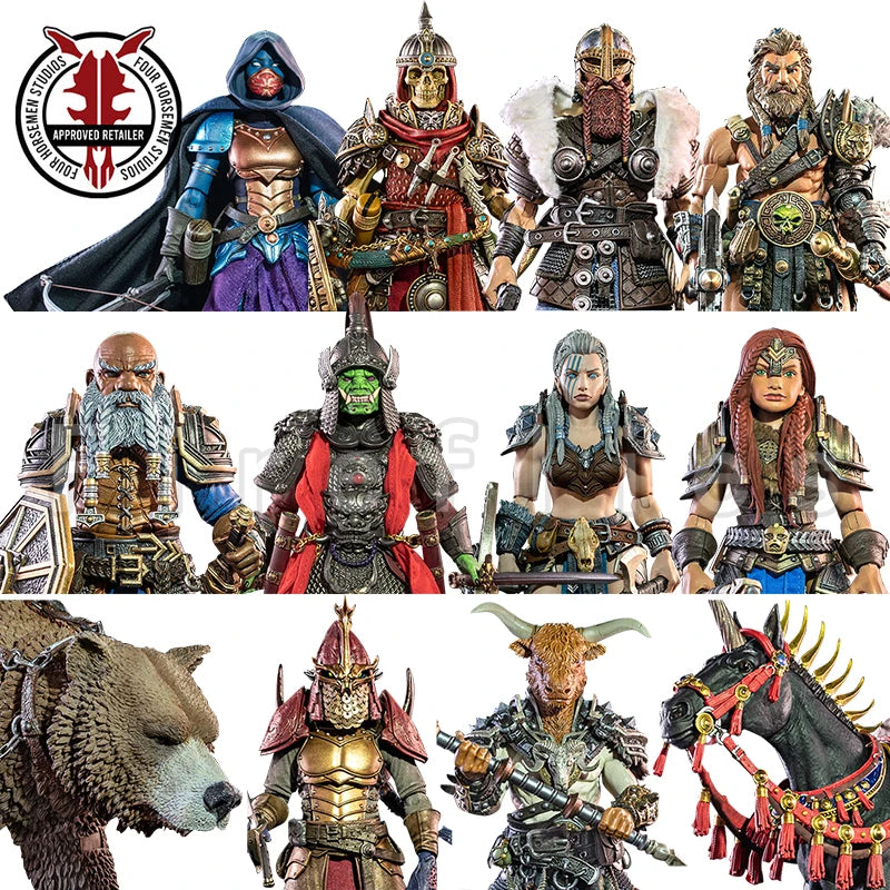 1/12 6inches Four Horsemen Studio Mythic Legions Action Figure Rising Sons Neve Anime Toy