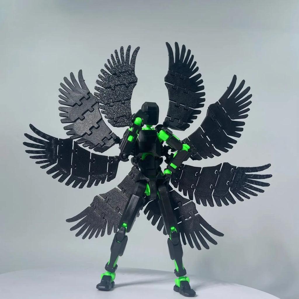 Dummy13 Series Eight-Winged Angel Colorful Hand Office Cheap Three-Dimensional Multi-Joint Movable Action Figure Assembly Model