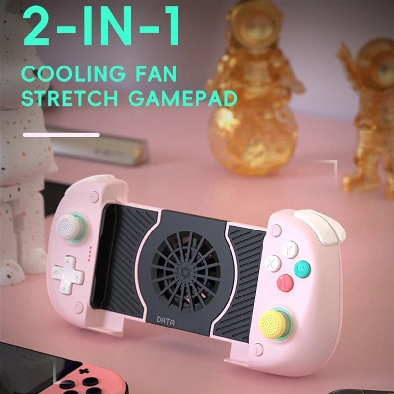 【SLEEK 】X3 Bluetooth Wireless Game Controller With Cooling Fan For Switch/OLED For PUBG Mobile For Android/IOS PC Dual Hall Joys