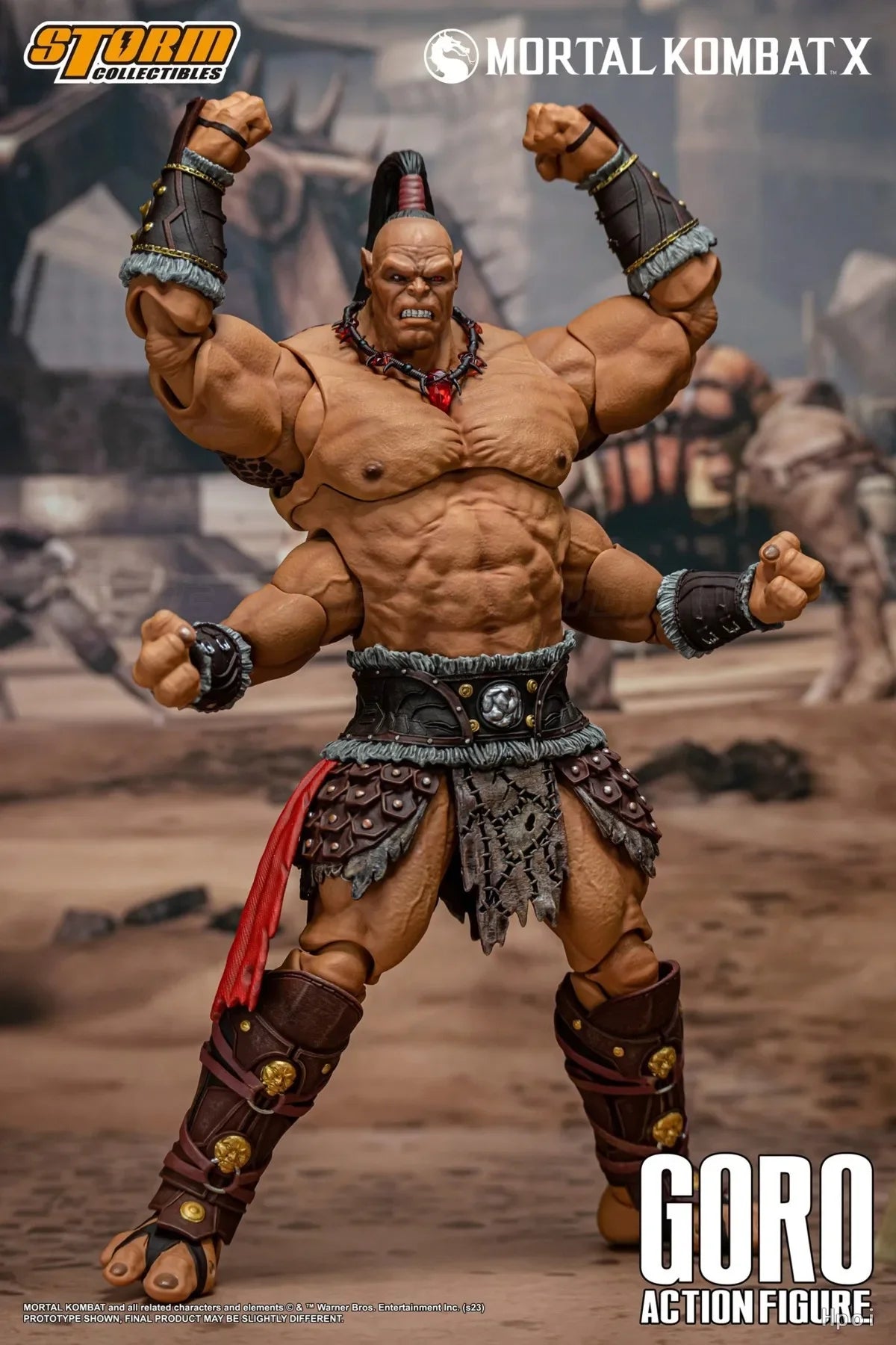 【MT】Original Storm Collectibles Mortal Kombat GORO Action Figure Model Toys
