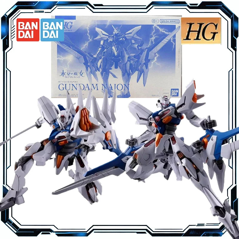 Bandai Spirits Original PB HG 1/144 Gundam Naion Alterable Bayonetta Model Kit Action Figure Toys for Boys Girls Kids Gift
