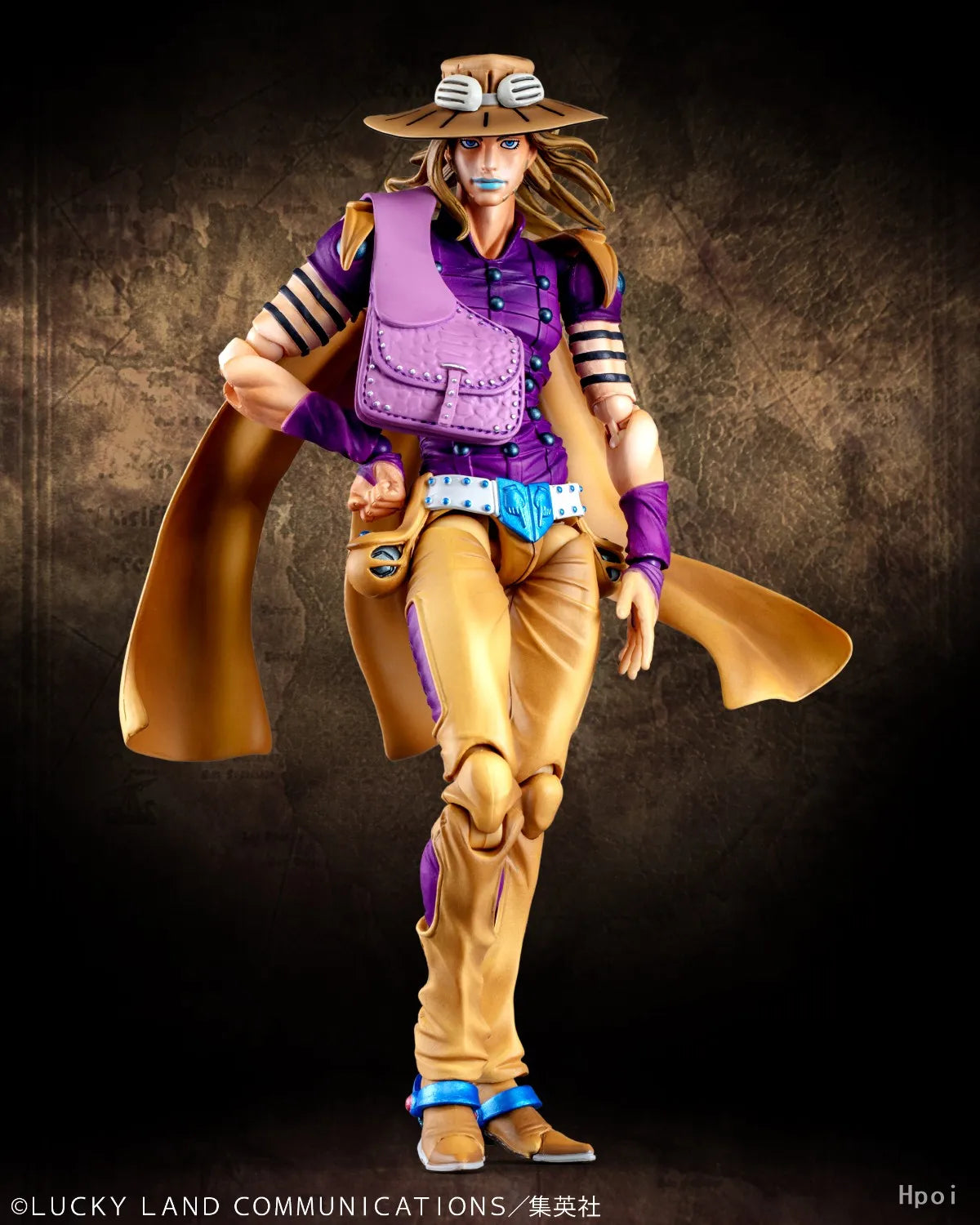 Official JoJo Gyro Zeppeli Ver.1.5 Action Figure Medicos Super Action Statue Steel Ball Run Gift Model Decoration Original