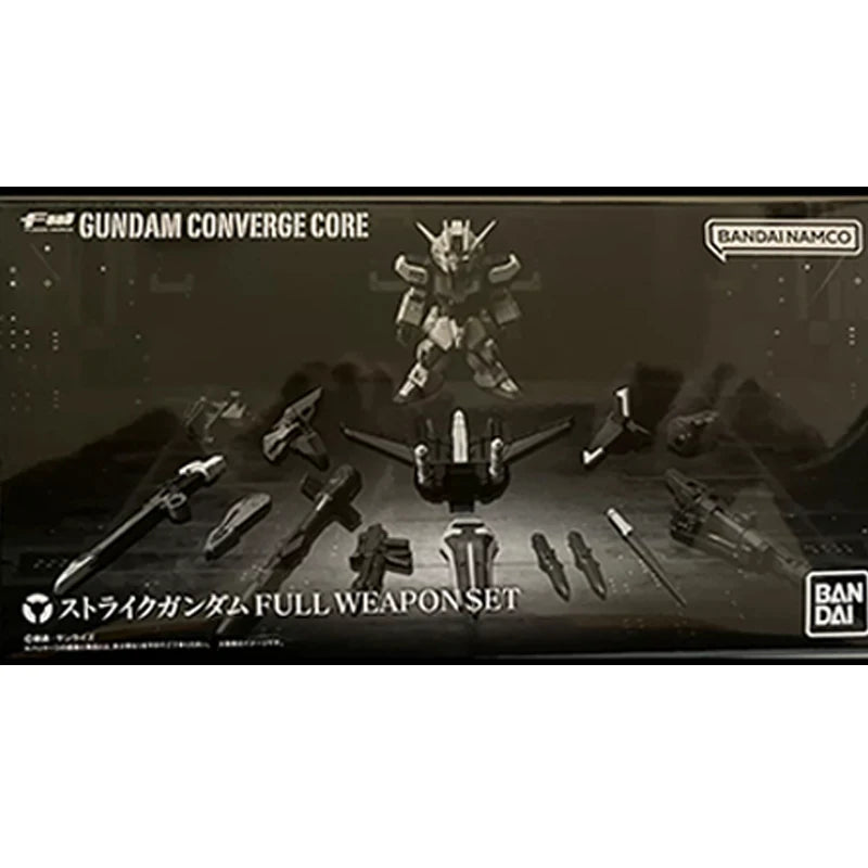 Bandai Genuine FW Shokugan GUNDAM CONVERGE CORE Strike Gundam FULL WEAPONSET Anime Action Figure Assembly Model Toys Gift Kids