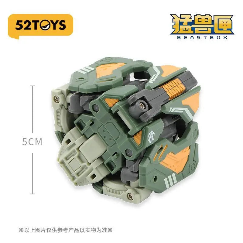 52TOYS Beast Box Series Jetsam Wreck Reef Sea Turtle Transformable Model Kit Collectible Mech Action Figure Birthday Gift