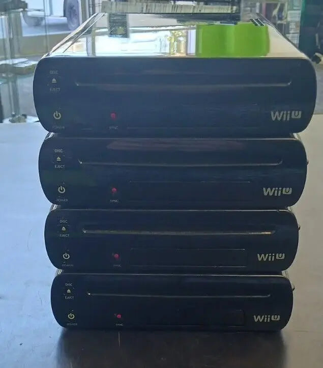 2024 Nd Wii U Home Console Black Replacement Console Only Tested Working Restored Replacement