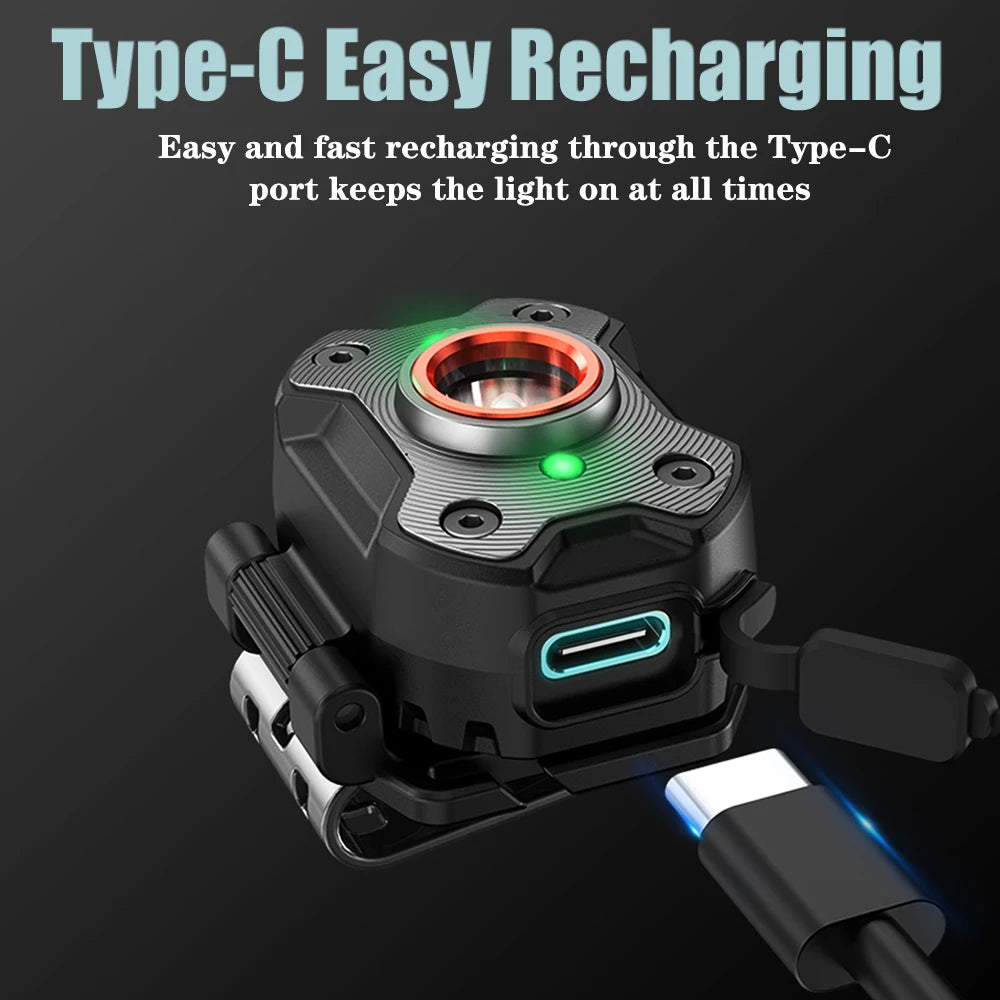 Klarus HM3 LED Челник USB-C Презареждащ се 670 Lm Водоустойчив Преносим, ​​Риболов, Туризъм, Къмпинг, Работа, Челник, Фенерче, Външно осветление
