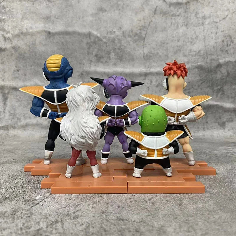 Anime Dragon Ball Z Figure Ginyu Force Figures Ginyu Recoom Jeice Burter Guldo Gk Action Figurine Pvc Models Statue Kid Toy Gift