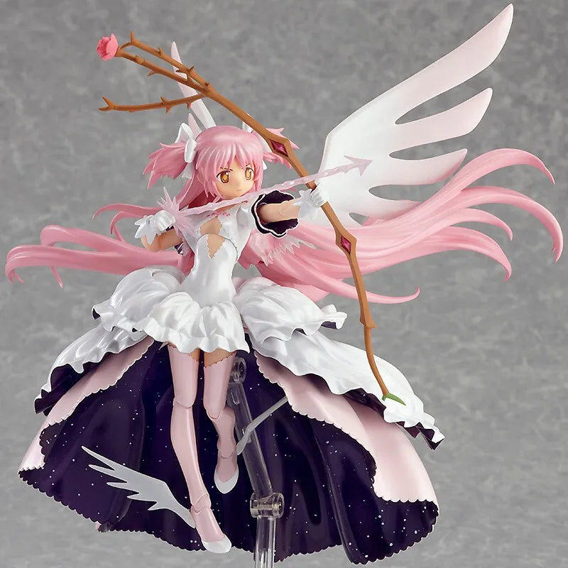 Original Brand New Max Factory Figma 165 Madoka Kaname Goddess Ver. Puella Magi Madoka Magica Articulated Figure Model