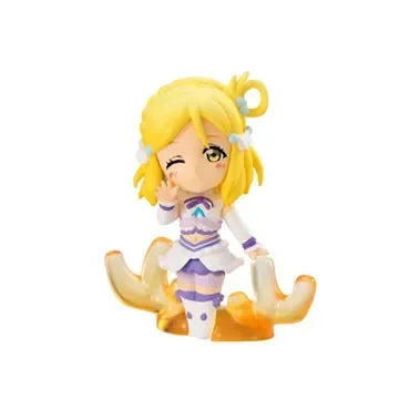 Original BANDAI LoveLive! Sunshine Aqours Gashapon Toy Watanabe You Sakurauchi Riko Kanan Matsuura Kit Mini Action Figures Doll