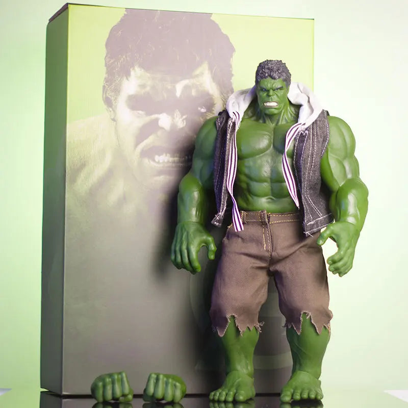 The Avengers 42cm Hulk Action Figures Anime Characters Desktop Ornaments Large Hulk Doll Model Boy Collection Toys Desk Gifts