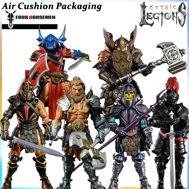Four Horsemen Studios Genuine Mythic Legions  Series SDCC Arena Conqueror Atreus Rego 1/12 Ratio Action Figures Model Toy