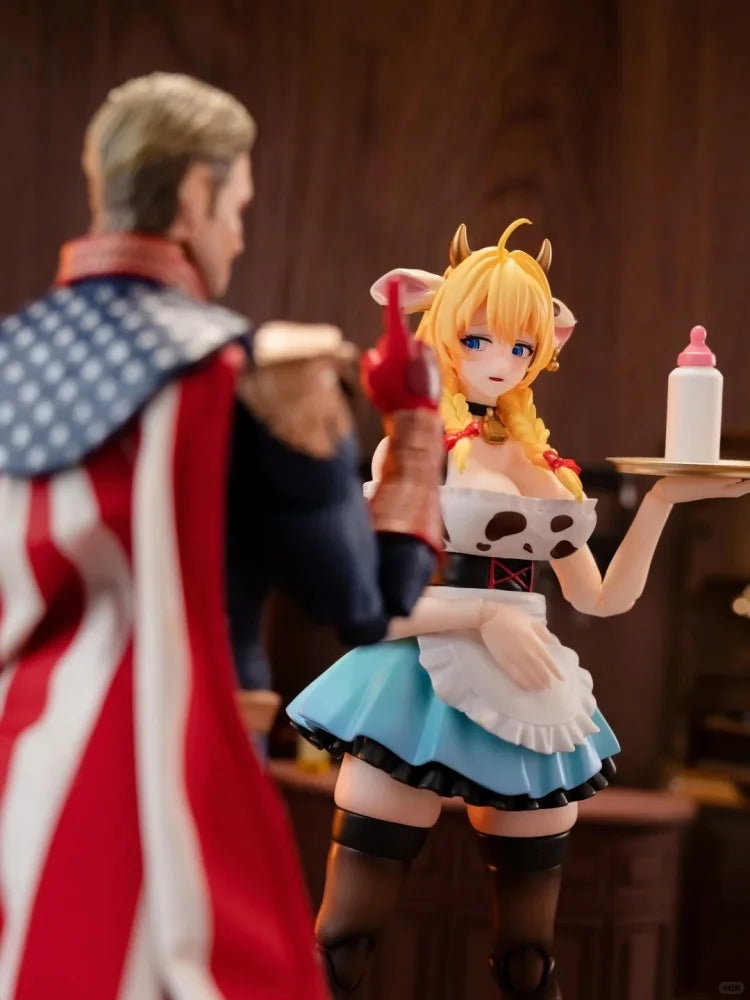 Ladotoys In Stock 16.5cm 1/12 Scale Mystic Land Daisy Taurus Cow Beer Girl Articulated Action Figure Desktop Toys