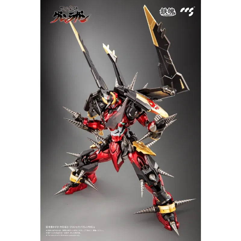 CCS TOYS Original Iron Soul Tianyuan BreakthroughRed Lotus Snail Rock Reprint Finished Product AlloyMovable Mecha Model Toy Gift