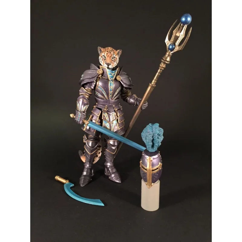 Four Horsemen Studios Genuine Mythic Legions Series Leopard Mage Collectibles of Movable Finished Product Models