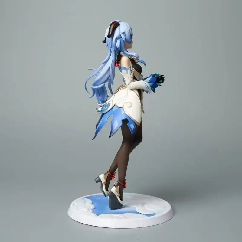 Anime Figuren GanYu Figuren Blaue Haarpuppe PVC Modell Süßes Mädchen Actionfigur Sammlung Dekoration Spielzeug für Kinder Geschenk