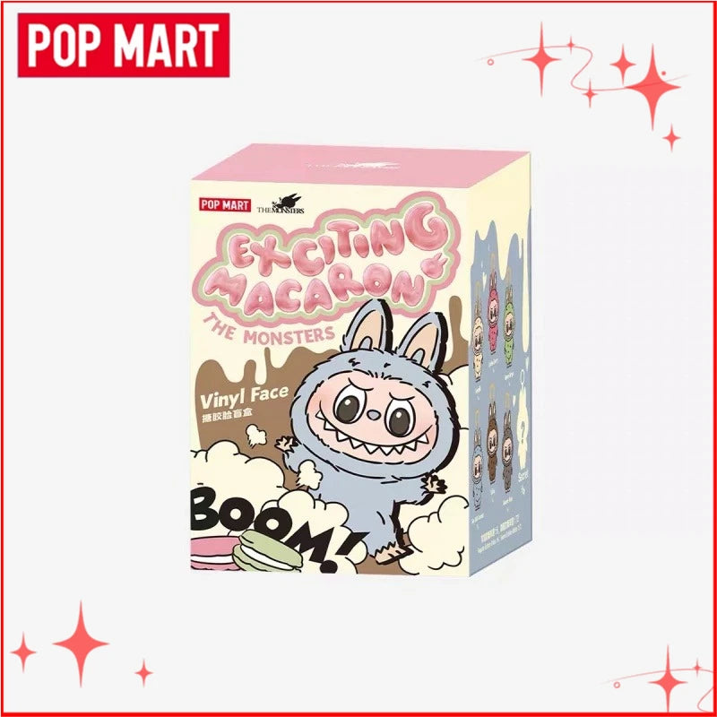 Genuine POP MART Labubu V1 V2 V3 Macarons Have A Seat Big Into Energy Coca Cola Series Vinyl Plush Pendant Blind Box Plush Toys