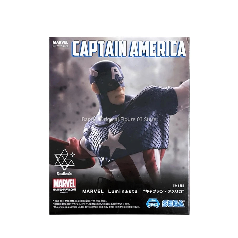 Original SEGA Spiderman VS OA Octopue 2099 Gwen Stacy YAGNETO CAPTAIN AMERICA Anime Figure Toys PVC Model Collection