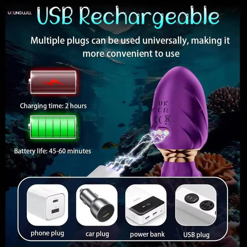 Vibrating Realistic Monster G-spot Dildos Octopus Vibrator Wit 10 Powerful Mode Adult Sex Toys For Women Anal Vagina Stimulation
