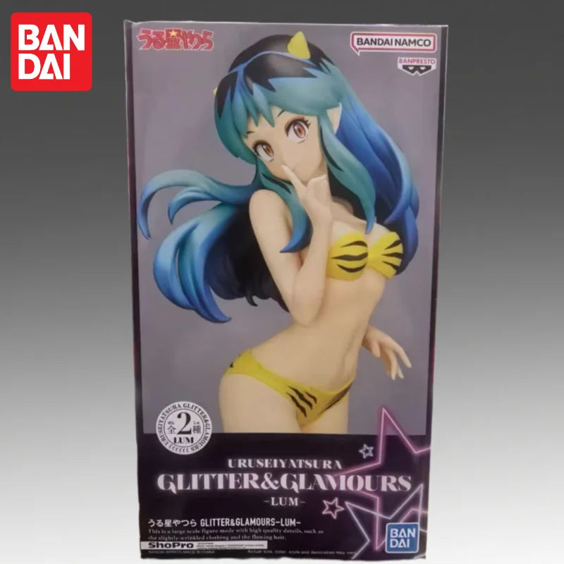 Auf Lager: Bandai Original Banpresto Urusei Yatsura Lamu Actionfigur, Modellpuppe, brandneu und originalverpackt, Anime-Charakter, Garage