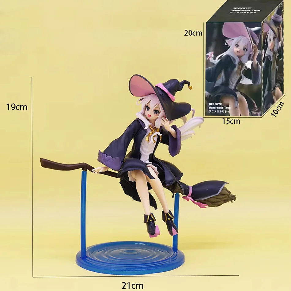 the Journey of Elaina Anime Figure 19cm Action Figures Collectible Doll Toy Gift for Fans