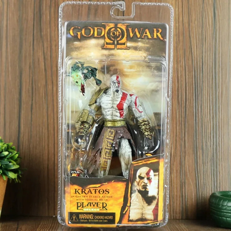 20CM NECA Action Figure God of War Ghost of Sparta Kratos In Ares Armor W Blades Action Figure Collectible Model Toys Doll Gift
