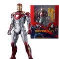 The Avengers Iron Man MK47 MK85 Action Figure Movable Handmade Model Collect Desktop Ornament  Toys Children Festival Gifts