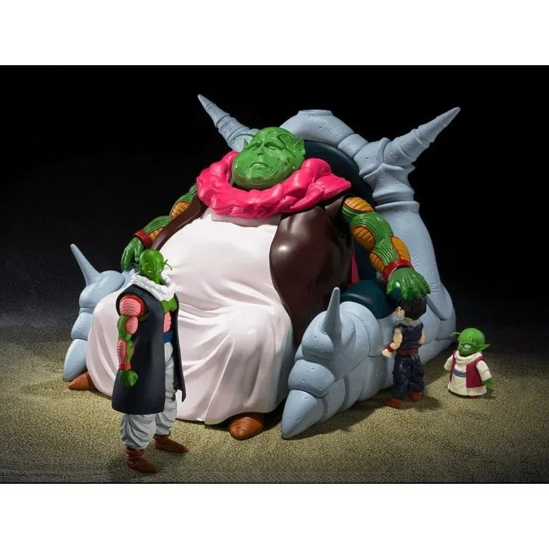In Stock SHF Dragon Ball Grand Elder Guru Namekian Light & Sound Effect Anime Action Figure Model Doll Toys Hobby Collectible