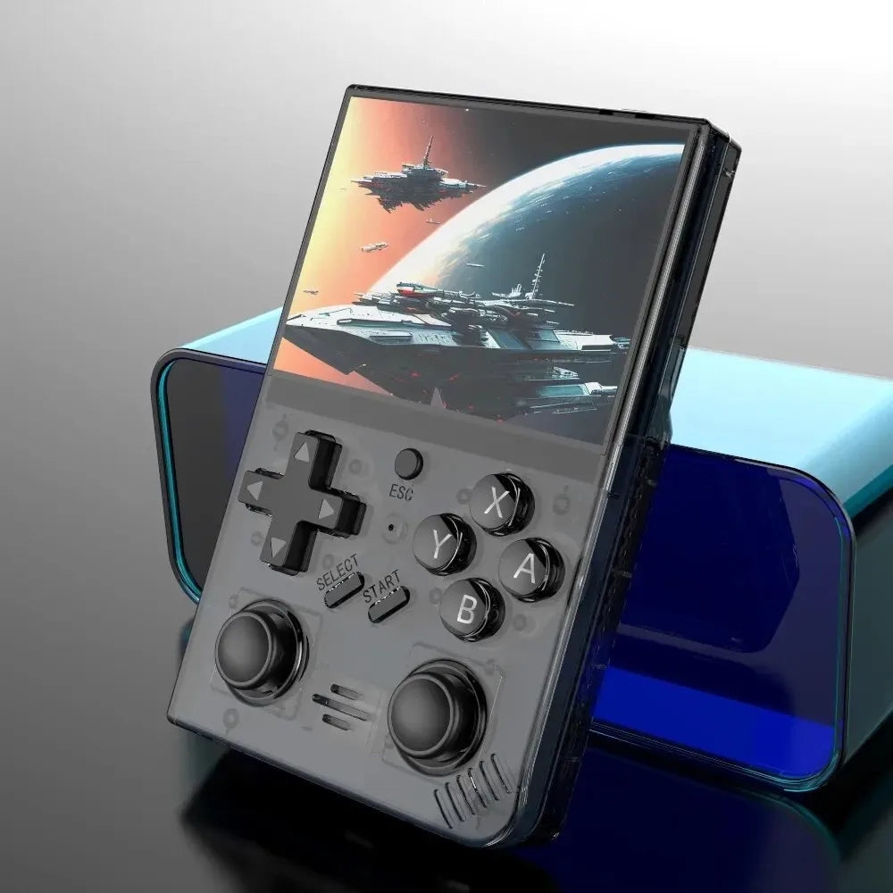 Open Source R35Plus Retro Handheld Video Game Console Linux System 3.5 Inch IPS Screen Portable Pocket Video Player 64GB Games