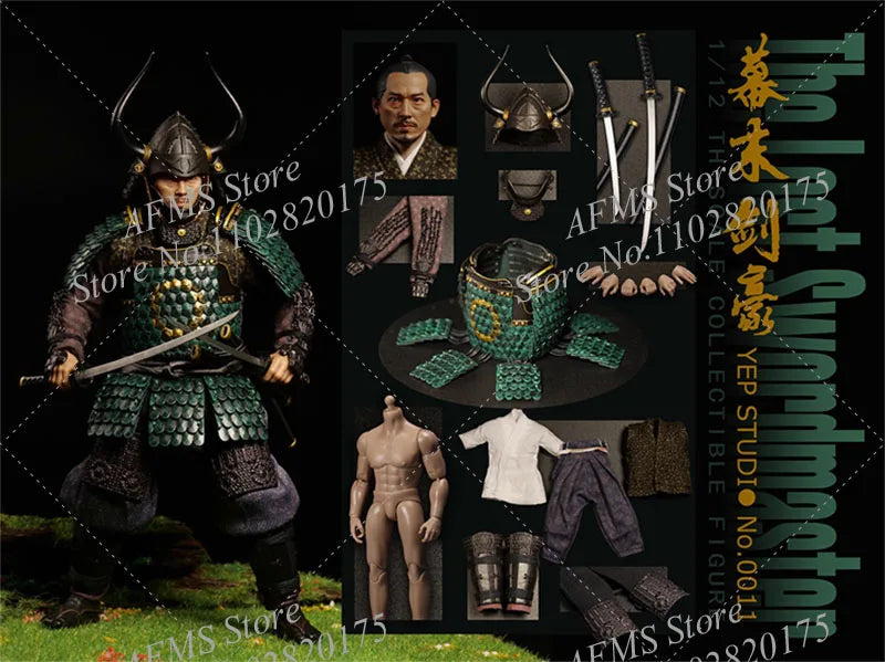 YepStudio No.0011 1/12 Scale Collectible Figure Late Edo Period Swordsman Full Set 6Inch Men Soldier Action Figure Model Toys