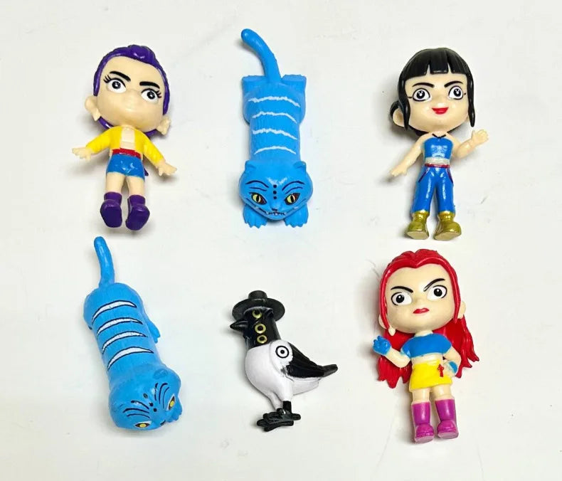 2025 New Anime K Pop Demon Hunters Figure K-Pop Demon Hunters Rumi Mira Zoey Tiger Figurine Toy Desk Decor Statues Ornament Kid