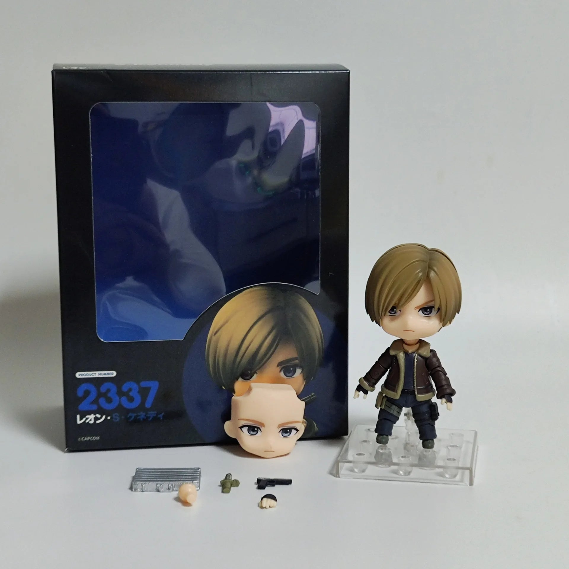 Good Smile Nendoroid Resident Evil 4 Remake Leon S. Kennedy #2337 Q Version 10cm Pvc Action Figure Anime Model Doll Toy Gift