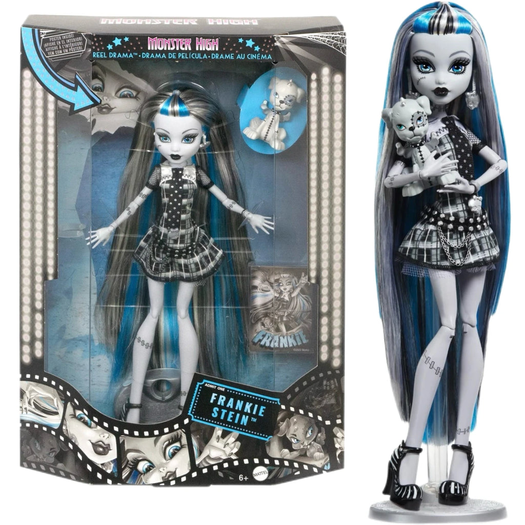 Monster High Black White Series Limited Edition Reel Drama Personalized Action Figure Doll Trendy Toy High Cost Effective Gifts