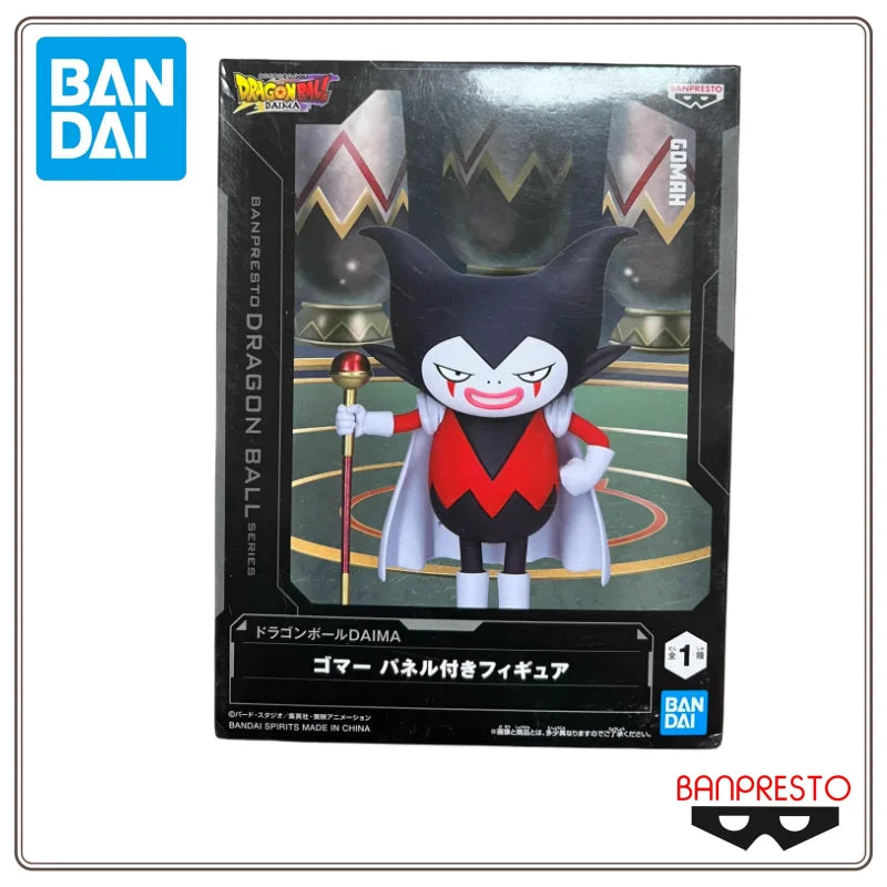 In Stock Original BANDAI  BANPRESTO KAWAII Dragon Ball Daima Gomah Figure Anime Model with Panel Genuine Boxed Toy
