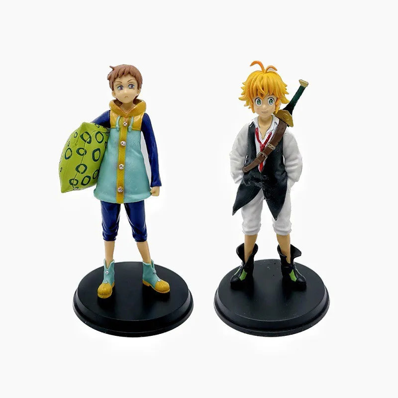Hot Anime Meliodas King Model Character Doll Pillow Poses Carrying Sword Action Figure PVC Action Figure Collection Gift