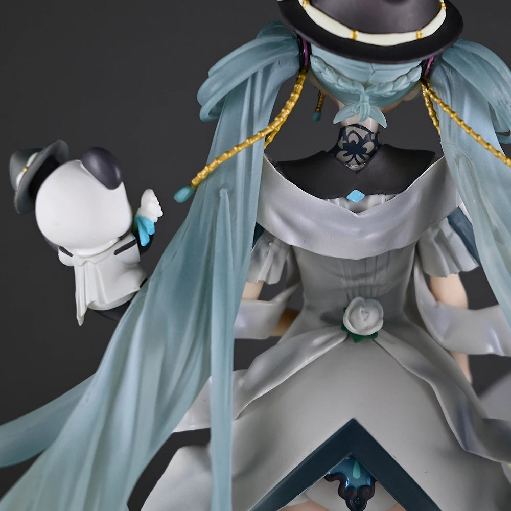 Hatsune Miku Panda Chinese Style Anime Figure Collectible Pretty Girl Desktop Decor Ornament Gift For Anime Fan Model Trendy Toy